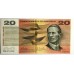 AUSTRALIA 1968 . TWENTY 20 DOLLARS BANKNOTES . PHILLIPS/RANDALL . CONSECUTIVE PAIR